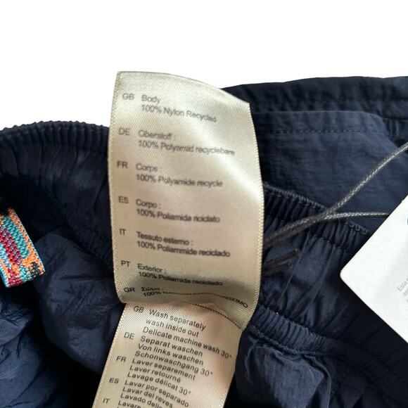 Scotch & Soda Men’s Navy Blue and Pink Tie Dye Nylon Swim Shorts Size Medium - Picture 4 of 9